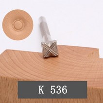 패턴 가죽 스탬프 도구 금속 가죽 공예 작업 정품 소가죽 조각 패턴 꽃, k536