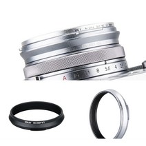 [JJC] 후지필름 X100V X100T X100F X100S X70 카메라 49mm 어댑터 링, LA-49X100V 블랙