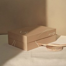 [당일출고] 다용도 원터치 상자 브라운, 5매