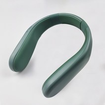목난로 목온열기 넥밴드 넥워머 겨울 차박 야외 캠핑 목도리 목걸이 찜질기 미니 충전식 무선 C타입 4단계 전기손난로, 넥온열기 그린