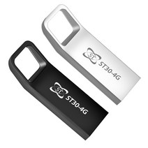 에스티원테크 ST30 USB 메모리 4GB 메탈, 실버