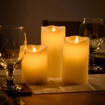 모던홀릭 LED 양초 캔들 티라이트, 화이트 15cm