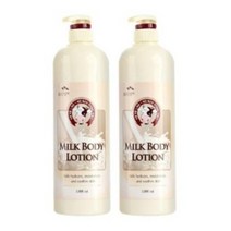 꽃을든남자 1+1 우유 바디 로션 1000ml 대용량, 1개