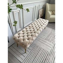 나뚜찌 패브릭 호텔 라운지 인테리어 럭셔리 소파, 160X45X45샴페인벨벳