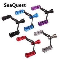 SeaQuest 스피닝릴 튜닝핸들 더블핸들 다이와 시마노 호환 K0138, 레드