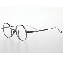 은테 티타늄안경테 김구 안경 실버 둥근 특이한 안경테