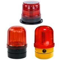 완성기업 LED 쏠라 경광등 회전 점멸경광등 자석식 안전경고등 안전용품, (보급형)회전 점멸경광등 100파이