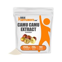 벌크서플리먼트 BULKSUPPLEMENTS 카무카무 추출물 파우더 2500mg 미국 비타민 주스 믹스용 250g