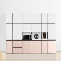 보루네오 엘리브 비주 비스포크 인테리어 500 일반 상부장 bk137, 크림