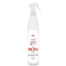 엠킬 [의약외품] 손소독제 스프레이 레몬향 에탄올70% 300ml 500ml 손세정제, 1개
