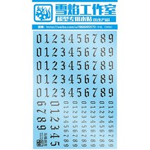 설염데칼 (HG25) HG 마그아낙 짐 자쿠 등 양산형 기체 숫자 습식 데칼