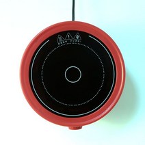 1구인덕션 2구인덕션 3구 업소용 영업용 휴대용 인덕션 750W 미니 전기 스토브 핫 플레이트 요리 다기능 커, 한개옵션1, 02 빨간