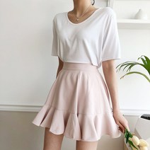 투데이앤룩 레이온 브이넥 여자 반팔티셔츠 10color