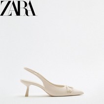 ZARA 자라 라이즈 디테일 슬링백 힐