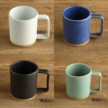 국산 담소 예쁜 도자기 머그잔 물컵 카페 커피믹스 머그컵, 담소머그（블루）-1BUL