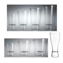 Shotoku 우스하리 잔 글라스 유리컵 용량별 8종 Glass Tumbler 8 Types, 6. 375ml