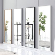 전신거울 벽걸이거울 전신경 와이드미러 미용실 피팅룸 옷가게, 쿠팡그로우스 오크_미설치