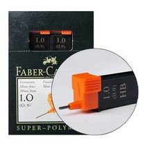 파버카스텔 슈퍼폴리머 1.0 샤프심 HB, 0.9mm, 12개입, 1개