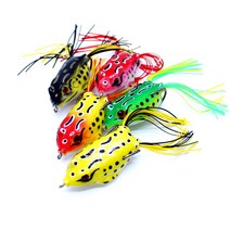 낚시공일공 민물 루어 낚시 미니스커트 프로그 13g 배스 가물치, 옐로우