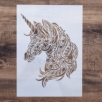 스텐실 템플릿베이킹/저널/스크랩북/안료/잉크 패드/스프레이/핸드 페인팅 용 재사용 가능스텐실 // 벽/가, 11 A4 Size 21 by 29.7cm, 1개