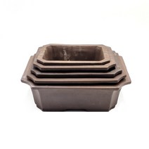 가든그린 도자기 분재 화분 NY-002 5속 분재분 자사분, S 단품 (22cm)