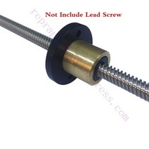 델린 POM TR8 백래시 방지 너트 T8 제거 갭 F/ DLP/SLA 3D 프린터 리드: 1mm 2 4 8 2 세트, 4mm lead