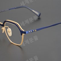 레트로 복고 일본풍 일본 빈티지 수제 안경테 이중디자인