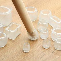 101도 의자발캡 의자커버 의자발커버 층간소음방지 4개세트, 투명 11호