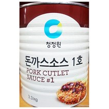 업소용 식자재 대상 돈까스소스 1호 3.3kg 실온보관, 1, 엘비 본상품선택