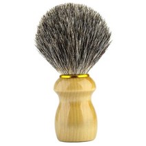 구렛나루 수염 순수 오소리 hair 면도 브러시 매듭 21mm barber shaving brush wood handle 전통적인 습식 면도 브러시 핸들 매듭 25mm for, 목재