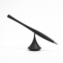 기타 데스크 인테리어 라운드 무중력펜 잉크없는펜(블랙), 본상품, 단품