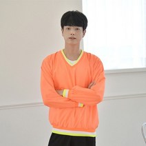 바보사랑 지앤제이 형광 바람막이 브이넥 티셔츠 4color (남여.지엔제이커머스