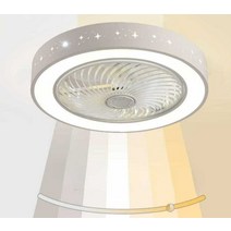 참아리 실링팬조명 가능 천장 선풍기 라이트 팬, 흰색48CM유성+원격제어3가지색상 +  80W