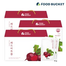 [푸드버킷]레드비트즙 30팩 3박스, 단일속성