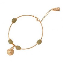 옥팔찌 오팔 가넷 큐빅 염주 여성 팔찌 빈티지 파란색 장식 보석 법원 벨 매력 인조퍼 헤티안 옥