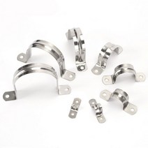 파이프 새들 10Pcs 강한 안장 클램프 M5-M110 U 모양 스테인레스 스틸 브래킷 호스 클립 카드 라인 튜브 고정 배관 피팅, 14MM