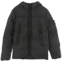 [국내배송] 22FW 스톤아일랜드 키즈 와펜 가먼트 다이드 후드 다운 패딩 771640433 V0065