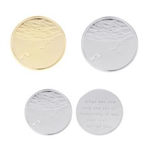 동전수집 특별한 발자국 컬렉션 모으기 골드 기념코인