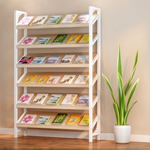 맞춤형 연철 신문 랙 잡지 신문 랙 저널 페이지 랙 책 디스플레이 판촉물 랙, G.높이 1.8L 0.8 6개의 레이어