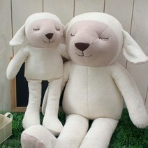 DIY 유기농 양이 만들기 브라운(L) J-골지T(핑크)+체크호박바지(레드)