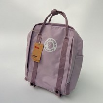 피엘라벤 칸켄가방 FJALLRAVEN 방 하이 여행 방수 여성 캐주얼 포그 레인보우 아트, 타로 퍼플