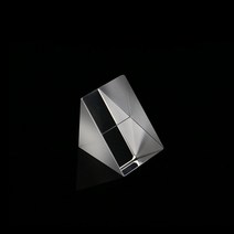 직각 프리즘 광학 K9 40x40x40mm 내부 굴절 실험 유리, 한개옵션0