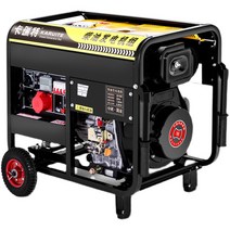 경유발전기 디젤 10키로 소형 유세 차량 저소음 오일, 6.5KW 이중 전압 저소음