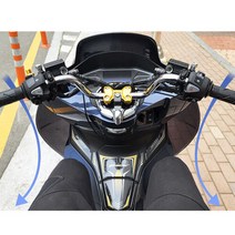 무릎 커버 바람막이 혼다 PCX125 윈드 다리 커버 오토바이 튜닝 21-22년 윈드쉴드
