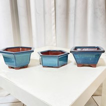 청년농부 분재화분70 육각분재화분 사각분재화분 미니분재화분 미니 분재분 다육화분 다육이화분 미니화분, 1번