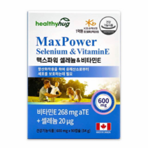 아도라하우스 헬씨허그 맥스파워 셀레늄&비타민E 600mg 90캡슐, free, one color