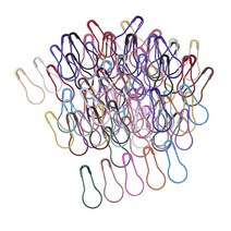 QDY 500pcs 금속 핀 호리병박 조롱박 모양 클립 뜨개질 스티치 크로 셰 뜨개질 마커