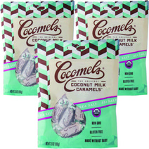코코멜즈 코코넛 밀크 캐러멜 씨 솔트 글루텐 프리, 100g, 3개
