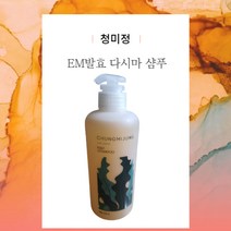 청미정 머리결 관리 다시마 샴푸 500ml 천연 약산성 임산부, 1개