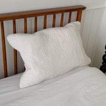 이지솜 순면 누빔 밴딩형 베개 커버 1p